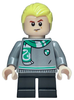 Draco Malfoy - Slytherin Sweater and Scarf, Black Short Legs