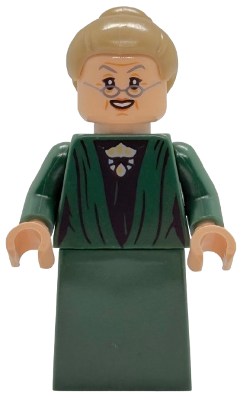 Professor Minerva McGonagall - Dark Green Robe, Plain Skirt, Dark Tan Hair
