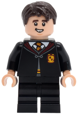 Neville Longbottom - Gryffindor Robe Clasped, Black Medium Legs