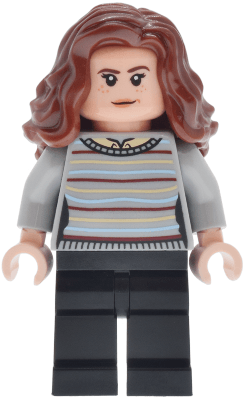 Hermione Granger - Striped Sweater, Tan Shirt Collar, Black Legs