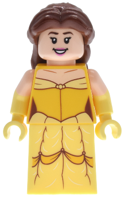Belle - Minifigure, Dress with White Creases