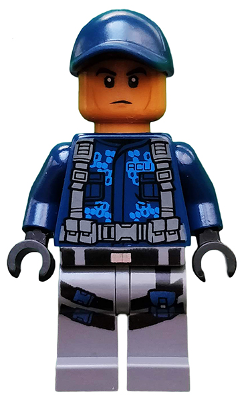 ACU Trooper - Male, Dark Blue Cap, Medium Nougat Head