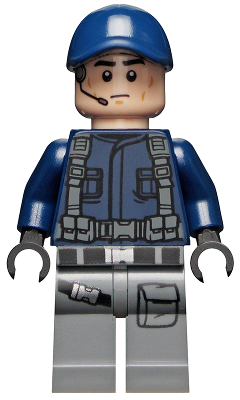 ACU Guard / Trooper - Male, Dark Blue Cap, Light Nougat Head, Headset