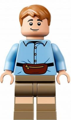 Benjamin 'Ben' Fitzgerald Pincus - Bright Light Blue Shirt, Dark Tan Legs