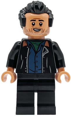 Dr. Ian Malcolm - Open Vest over Dark Blue Shirt