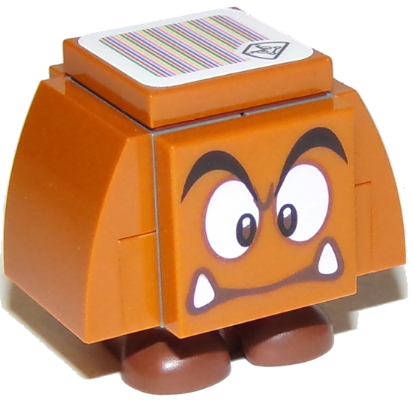 Goomba (Dark Bluish Gray Interior Pieces) - Neutral