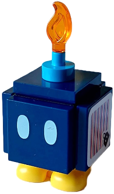 Bob-omb - Scanner Code with Pink, Lime and Lavender Lines, Black Interior Pieces