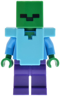 Zombie - Dark Purple Legs, Medium Azure Armor