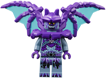 Gargoyle - Dark Purple Wings with Trans-Light Blue Membranes