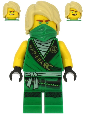 Lloyd - Legacy, Rebooted, Ninjago Logogram 'MASTER' on Torso