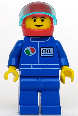 Octan - Blue Oil, Blue Legs, Red Helmet, Trans-Light Blue Visor