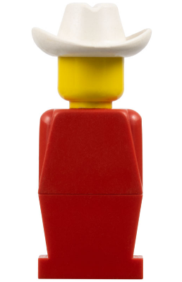 LEGOLAND - Red Torso, Red Legs, White Cowboy Hat