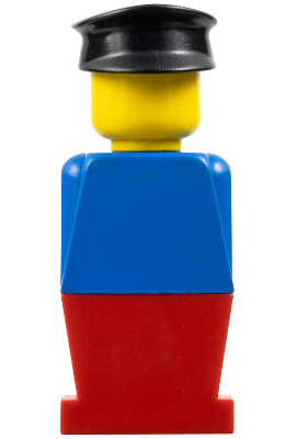 LEGOLAND - Blue Torso, Red Legs, Black Hat