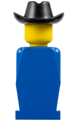 LEGOLAND - Blue Torso, Blue Legs, Black Cowboy Hat