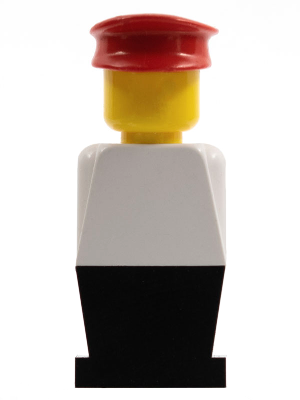 LEGOLAND - White Torso, Black Legs, Red Hat