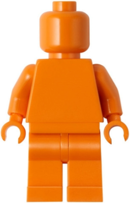 Plain Orange Torso, Orange Legs, Orange Head (Monochrome)