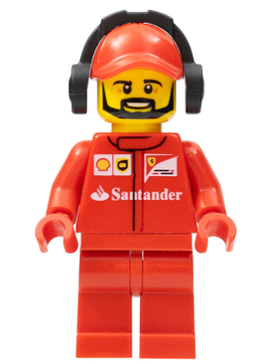 Scuderia Ferrari Team Crew Member - Male, Beard