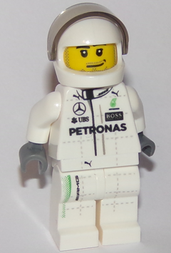 Mercedes F1 W07 Hybrid Driver - White Helmet