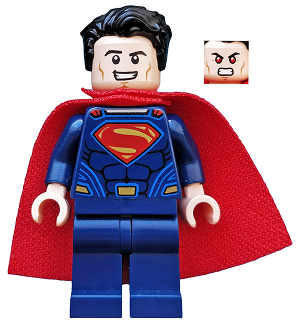 Superman - Dark Blue Suit, Spongy Cape, Plain Legs