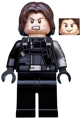 Winter Soldier - Dark Brown Hair, Black Hands