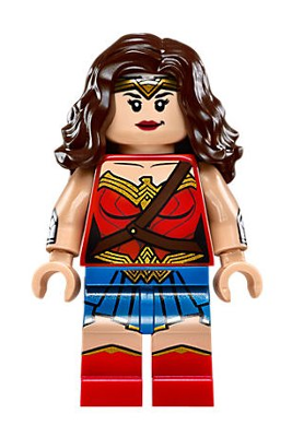 Wonder Woman - Red Torso, Blue Skirt