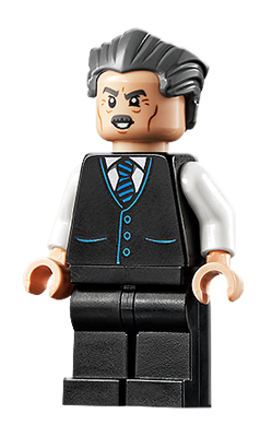 J. Jonah Jameson - Vest with Striped Tie, Swept Back Hair