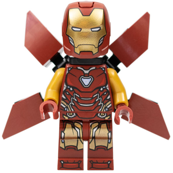 Iron Man - Mark 85 Armor, Large Helmet Visor, Wings