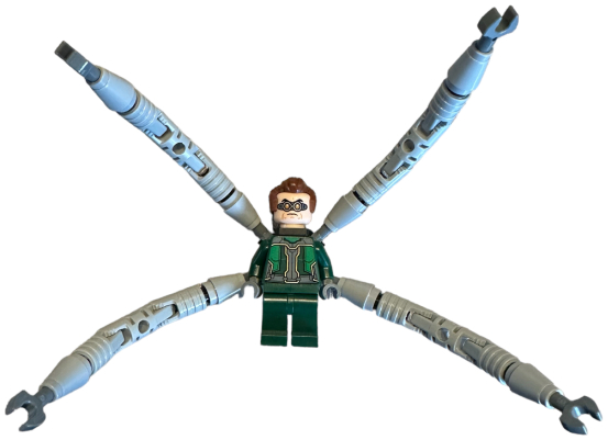 Dr. Octopus (Otto Octavius) / Doc Ock - Dark Green Suit, Mechanical Arms with Hinges