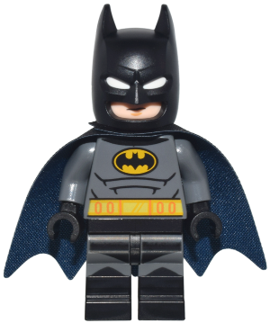Batman - Dark Bluish Gray Suit, Dark Blue and Black Cape