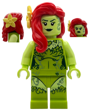 Poison Ivy - Lime Outfit, Yellowish Green Arms, Flower