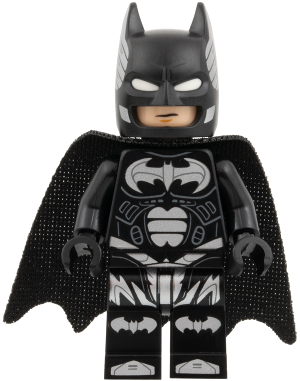 Batman - Black Suit with Silver Bats and Trim