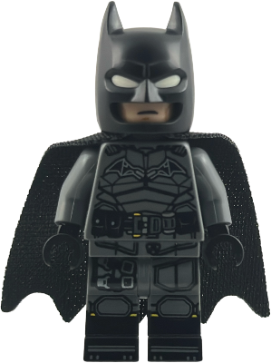 Batman - Dark Bluish Gray Suit, Cowl with White Eyes, Black Boots