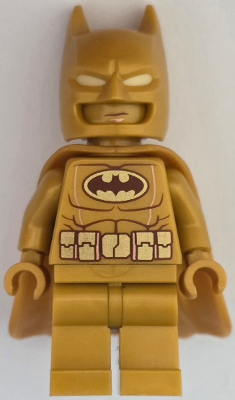 Batman - Pearl Gold Suit, Flexible Rubber Cape