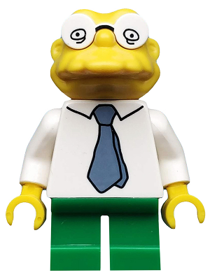 Hans Moleman, The Simpsons, Series 2 (Minifigure Only without Stand and Accessories)