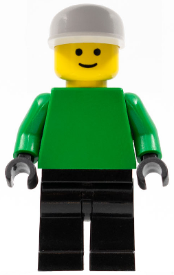 Soccer Player White/Blue Team Goalie