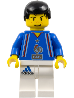 Soccer Player French Team, White Legs Player 1