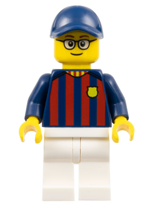 Soccer Fan - FC Barcelona, Male, White Legs