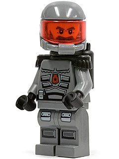 Space Police 3 Officer 12 - Air Tanks, Epaulettes