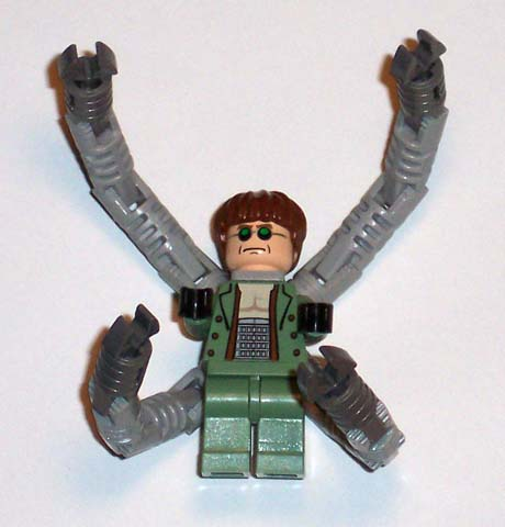 Dr. Octopus (Otto Octavius) / Doc Ock, Sand Green Jacket, Sand Green Legs, Thin Smirk - With Arms