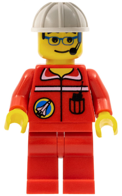 Space Port - Ground Control, White Construction Helmet