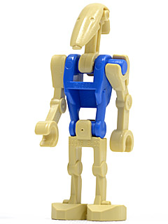 Battle Droid Pilot - Blue Torso, Angled Arms