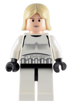 Luke Skywalker - Stormtrooper Outfit, Plain Legs