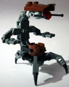 Droideka (Destroyer Droid) - Dark Bluish Gray Arms Mechanical