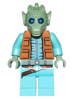 Greedo - Medium Nougat Vest, Belt on Legs, Medium Azure Legs