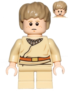 Anakin Skywalker - Short Legs, Short Tousled Hair, Belt with Pouches on Back