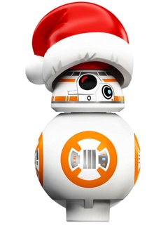 BB-8 with Santa Hat (Small Photoreceptor and Small Black Circle)