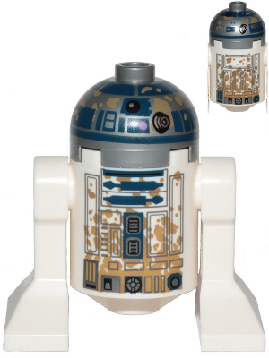 Astromech Droid, R2-D2, Dirt Stains on Front and Back