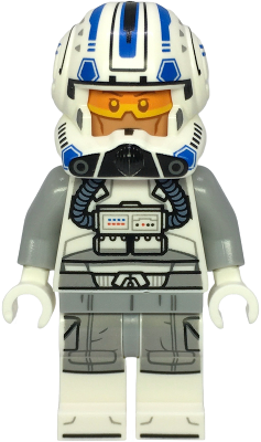Clone Trooper Pilot Captain Jag (Phase 2) - Light Bluish Gray Arms