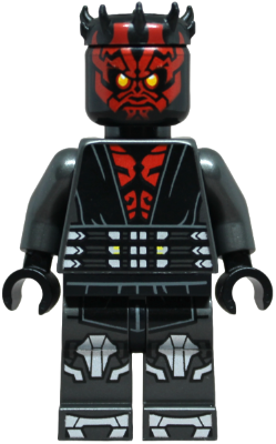Darth Maul - Printed Legs with Silver Armor, Eyes without Black Pupils