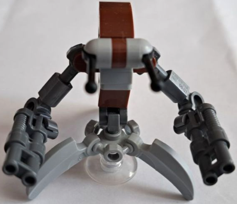 Droideka (Destroyer Droid) - Light Bluish Gray Claws and Plate 1 x 2